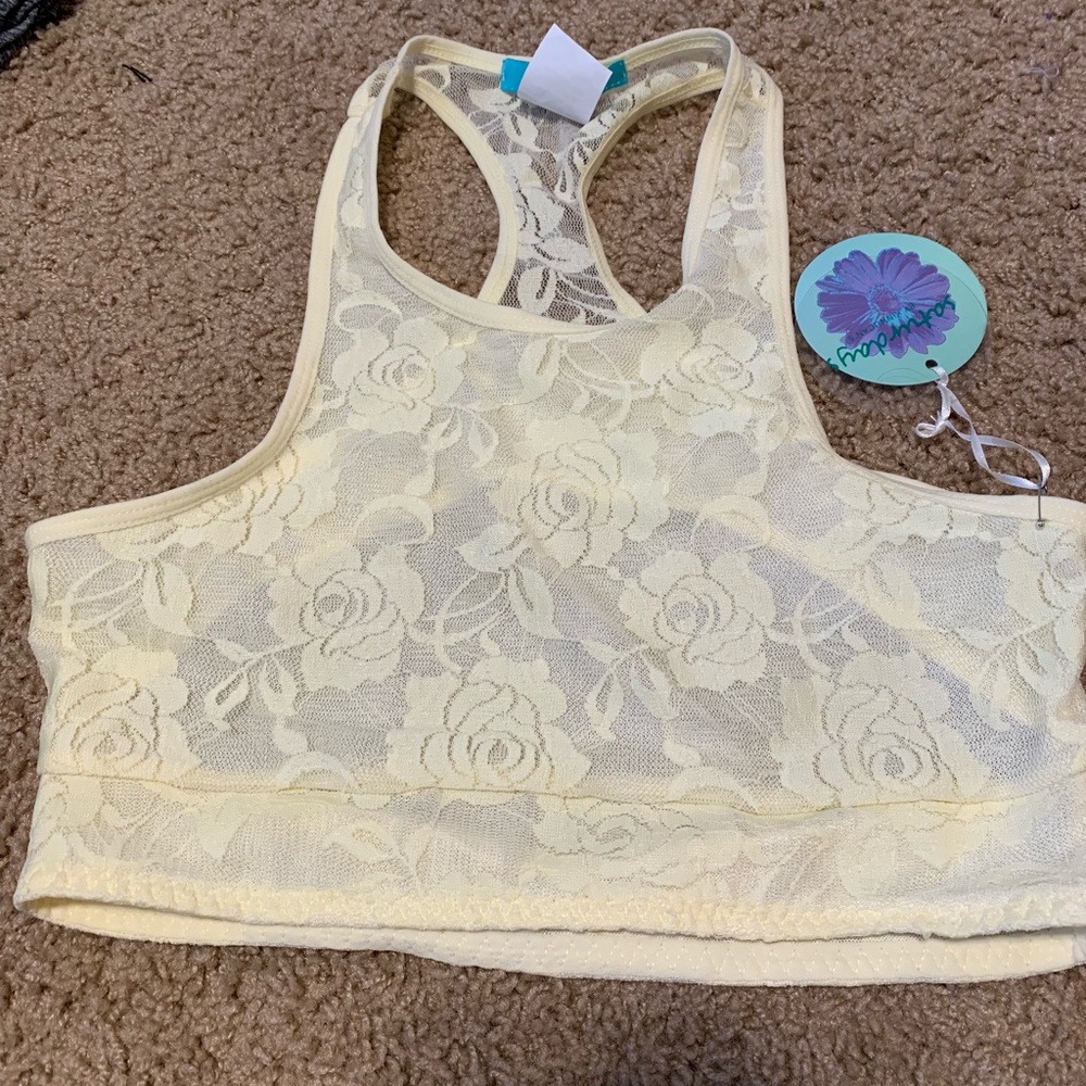 NWT White/Cream Bralette
